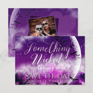 Liebe mit geknacktem Spaß Save the Date mit Foto
