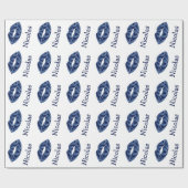 Liebe mit Glitzer Buchstaben in Lippenmuster Geschenkpapier (Flach)