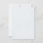 Liebe mit Handschrift Light Pink Hot Air Ballon Save The Date (Rückseite)