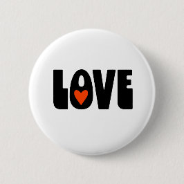 LIEBE mit Herz. Button
