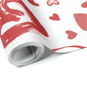 Liebe mit Herz Geschenkpapier (Rolleneckpunkt)