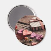 Liebe mit Herz Gestaltetem Valentinstag-Geschenk Magnet (Vorderseite/Rückseite)