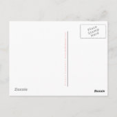 Liebe mit Herz Postkarte (Rückseite)