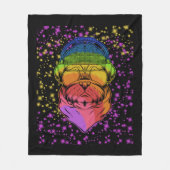 Liebe mit Hunde Fleecedecke (Vorderseite)