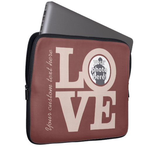 LIEBE mit Ihren individuellen Notebook-Ärmeln für  Laptopschutzhülle (Vorne Rechts)