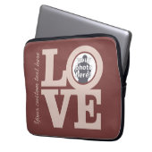 LIEBE mit Ihren individuellen Notebook-Ärmeln für  Laptopschutzhülle (Vorderseite Links)