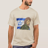 LIEBE MIT ISRAEL FLAG T-Shirt (Vorderseite)