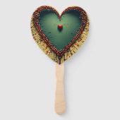 Liebe mit Katze Fächer (Vorderseite)