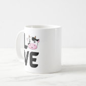 Liebe mit Kuh O Kaffeetasse (Vorderseite Links)