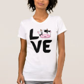 Liebe mit Kuh O T-Shirt (Vorderseite)
