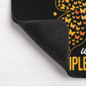 Liebe mit Multipler Sklerose Mousepad (Ecke)