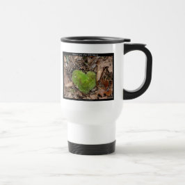 Liebe mit Nature Moss Herzgeschenken Reisebecher
