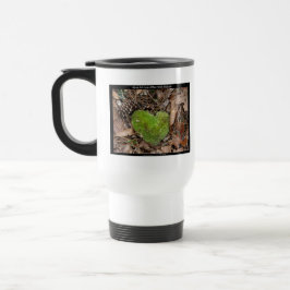 Liebe mit Nature Moss Herzgeschenken Reisebecher