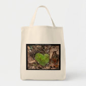 Liebe mit Nature Moss Herzgeschenken Tragetasche (Vorne)