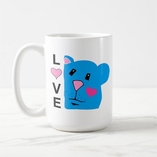 Liebe mit Niedlicher Chipmunk-Tasse Kaffeetasse (Links)