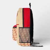 Liebe mit Personalisiertem Herzen Bedruckter Rucksack (Rechts)