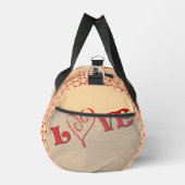 Liebe mit Personalisiertem Herzen Duffle Bag (Rechts)
