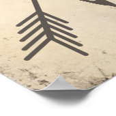 Liebe mit Pfeilen Poster (Ecke)