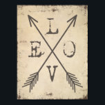 Liebe mit Pfeilen Poster<br><div class="desc">LIEBE und gekreuzte Pfeile Ein perfektes Zeichen,  um mit einer besonderen Person zu teilen,  um sie lassen wissen,  wie wichtig Ihnen ist.</div>