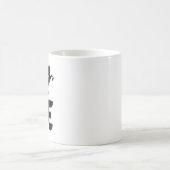 Liebe mit Pferd als "O" Kaffeetasse (Mittel)