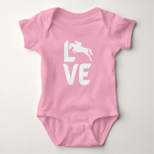 Liebe mit Pferd Baby Bodysuit – Süßes Pferdeliebha Strampler