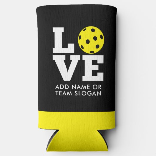 LIEBE mit Pflückkugel für O - Pflücken Selters Dosenkühler (Vorderseite)