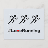 Liebe mit Piktogramm blass Postkarte (Vorderseite)