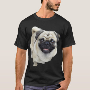 Liebe mit Pug-Gesicht: Lustiges T-Shirt für Hunde 