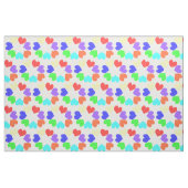 Liebe mit Regenbogen aus Blumenblättern gemusterte Stoff (Fat Quarter (45,7 x 55,9 cm))