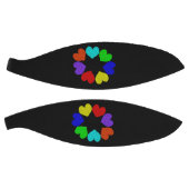 Liebe mit Regenbogen, Blumenstrauß Basketball (Panele)