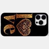 Liebe mit romantischem filigranem rosa Herz Case-Mate iPhone Hülle (Rückseite (Horizontal))