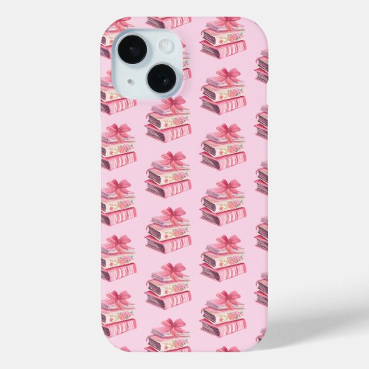 Liebe mit rosa Aquarellbogenfarben, gesäumt Case-Mate iPhone Hülle (Rückseite)