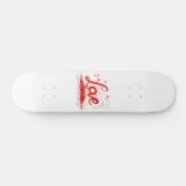 Liebe mit roten Wiesen Skateboard (Horizontal)