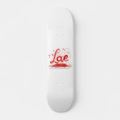 Liebe mit roten Wiesen Skateboard (Vorne)