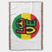 LIEBE mit Ruhesymbol, Reggae-Stil Decke (Vorderseite Vertikal)