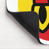 LIEBE mit Ruhesymbol, Reggae-Stil Mousepad (Ecke)