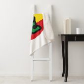 LIEBE mit Ruhesymbol, Reggae-Stil Sherpadecke (Beispiel)