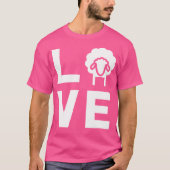 Liebe mit Schafspuppe Lover Whisperer T-Shirt (Vorderseite)
