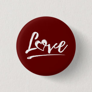 LIEBE MIT SÜßEM HERZ VALENTINSTAG GESCHENK BUTTON