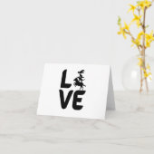 Liebe mit Tieren wie O, Pferd, Hund, Katze, BLANK Karte (Gelbe Blume)