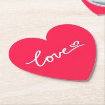 Liebe mit weißem Text auf rosa