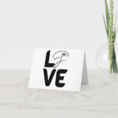 Liebe mit Ziege als O BLANK Karte (Vorderseite)