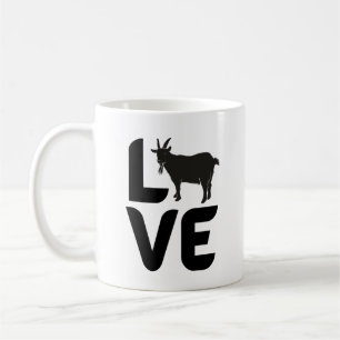 Liebe mit Ziege als O Kaffeetasse