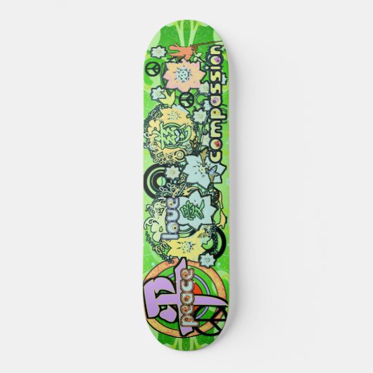 Liebe-Mitgefühl-Kanji - - Skateboard (Vorderseite)