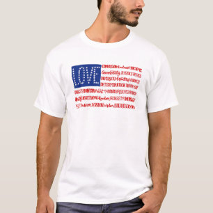 Liebe Mitgefühl Kindness Hoffnung Großzügigkeit T-Shirt