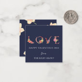 Liebe Mitteilungskarte (Vorderseite/Rückseite Beispiel)