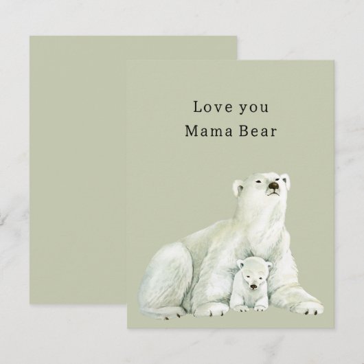 Liebe Mitteilungskarte (Vorne/Hinten)