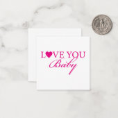 Liebe Mitteilungskarte (Vorderseite/Rückseite Beispiel)