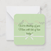 Liebe Mitteilungskarte (Rückseite)