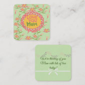 Liebe Mitteilungskarte (Vorne/Hinten)